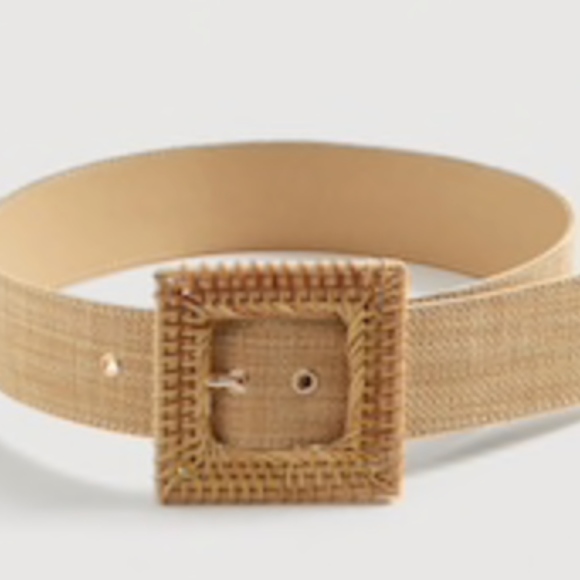 ISO~Mango Raffia Belt - Picture 1 of 1